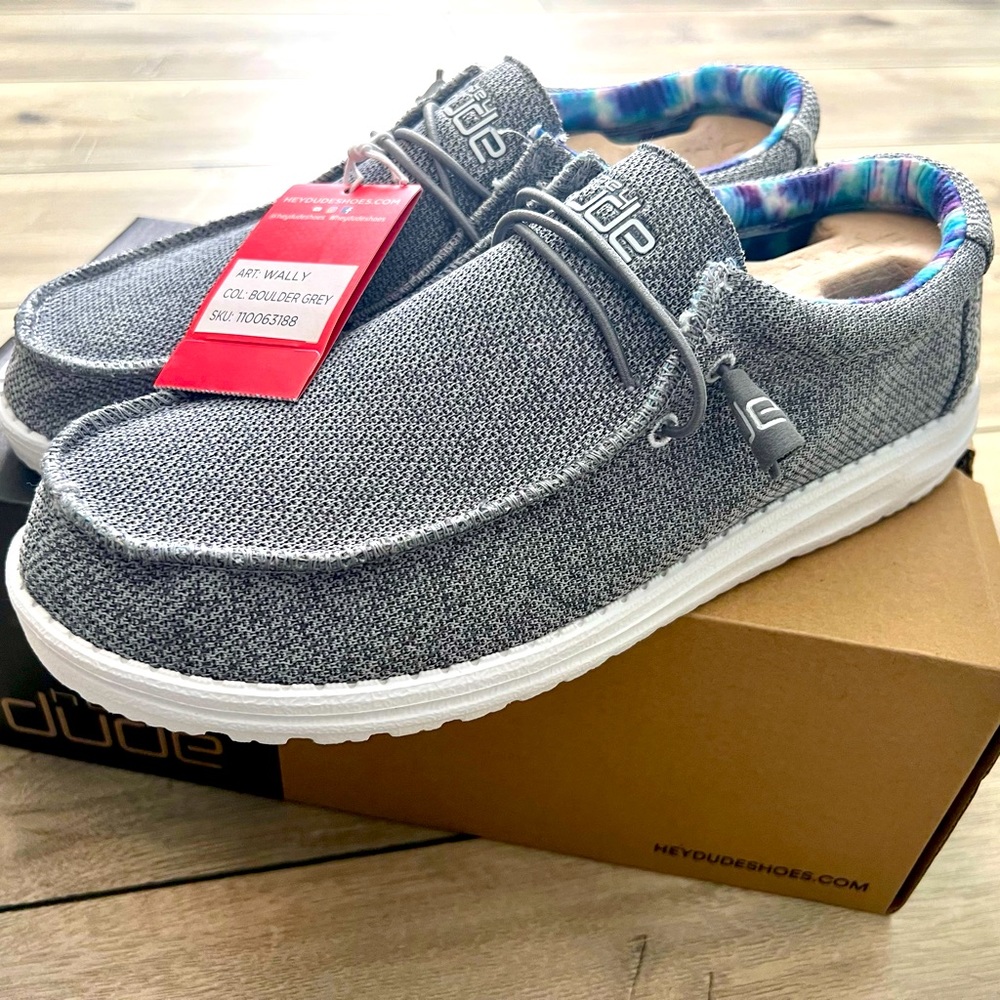 RARE New with tags and box Size 11 US Men’s Hey Dude Sox Collection.